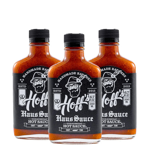 Hoff & Pepper - Haus Sauce Hot Sauce - 6.7oz Flask - Featured on Hot Ones!