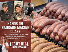 Sausage Making Class - Event: January 11, 2025