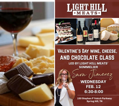 Event: Valentine's Day Wine, Cheese, & Chocolate Class - Feb. 12, 2025